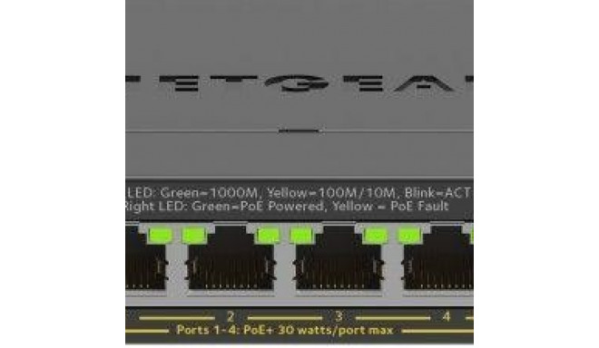Netgear GS305EPP switch unmamaged 5GE (4xPoE+)