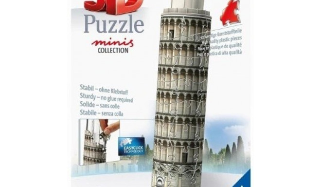 3D Puzzle Mini Buildings. Leaning Tower of Pisa