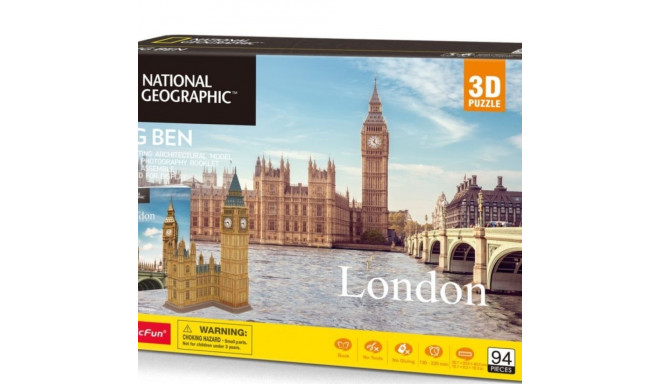 Cubic Fun Puzzle 3D Nati onal Geographic Big Ben