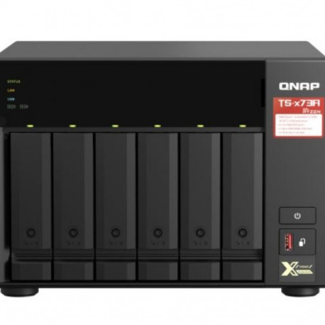Product: QNAP TS-673A-8G 6-Bay NAS
CPU: AMD Ryzen™ Embedded V1500B