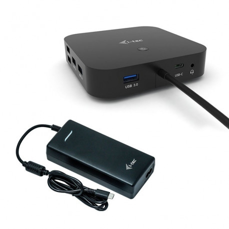 USB-C Dual Display Docking Station Power Delivery 100 W + Universal Charger 100 W