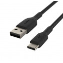 Braided USB-C USB-A 3m Black