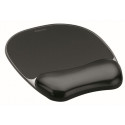 Mouse Pad gel CRYSTAL, black