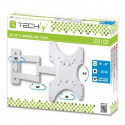 Wall mount for TV LCD/LED/PDP double arm 19-37'' 25 kg VESA white