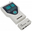 Cable tester 5-W-1 RJ11/RJ45/USB/1394/BNC