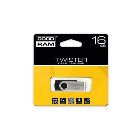 Goodram mälupulk Twister 16GB USB 2.0, must