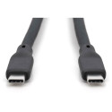 "Digitus USB-C 4.0 (ST-ST) 0,5m Anschlusskabel Silikon 8K 240W Schwarz"