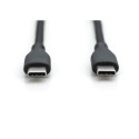 "Digitus USB-C 2.0 (ST-ST) 0,5m Ladekabel Silikon 60W Schwarz"