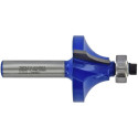 Quarter round cutter with ball bearing, 29x8 mm, 8mm shank