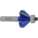 Chamfer cutter with ball bearing, 32x15 mm, 45°, 8mm shank