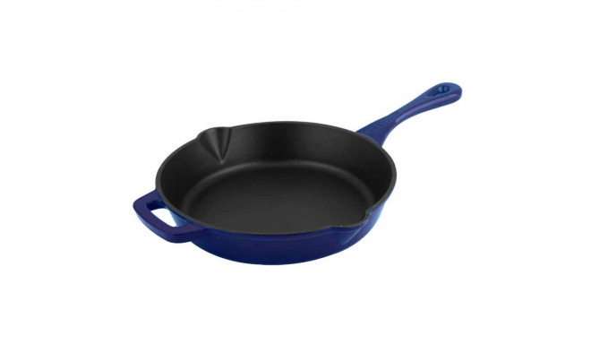 Alpen 26cm cast iron casserole fry pan, blue