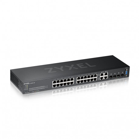 Zyxel GS2220-28-EU0101F võrgulüliti Hallatav L2 Gigabit Ethernet (10/100/1000) Must