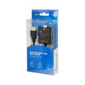 Savio CL-23 videokaabli adapter 0,5 m VGA (D-Sub) HDMI Tüüp A (Standard) Must