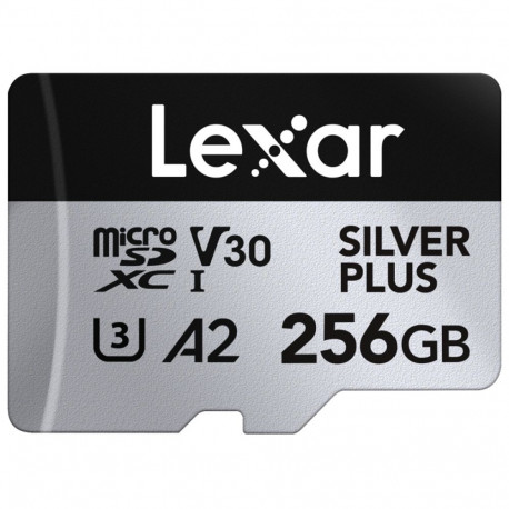 Lexar mälukaart microSDXC 256GB Silver Plus 1066x UHS-I U3 A2 V30 R205/W150