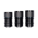 SIRUI ANAMORPHIC LENS SATURN KIT 35, 50 & 75MM T2.9 1.6X CARBON FIBER FF L-MOUNT (NEUTRAL FLARE)