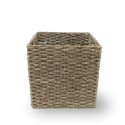 BASKET 30X30X30CM METAL/SEAGRASS