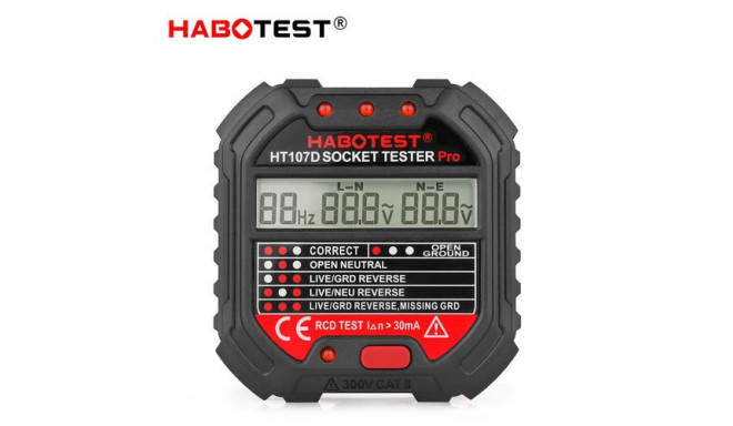 Habotest HT107D receptacle tester Contact