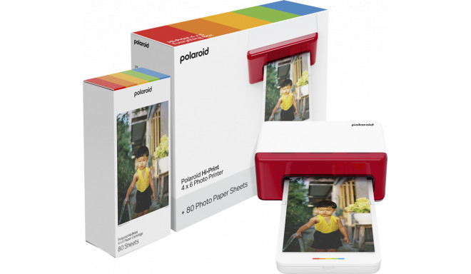 Polaroid фотопринтер Hi-Print 4x6 E-box, белый