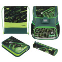 Herlitz Loop Plus Game Changer school bag set Boy Polyester Black, Green