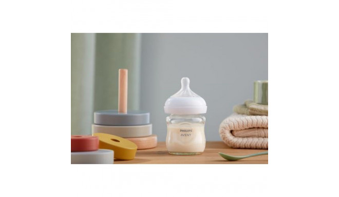 Philips AVENT Natural Response SCY930/01 Glass baby bottle that works like the breast