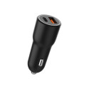 GEMBIRD 2-port USB car fast charger Type-C PD 38W black