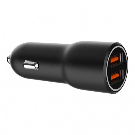 GEMBIRD 2-pordiline USB-autokiirlaadija QC3.0 36W, must