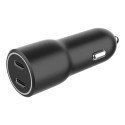 GEMBIRD 2-port USB car charger USB Type-C 40W 4A black