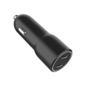 GEMBIRD 2-port USB car charger USB Type-C 40W 4A black