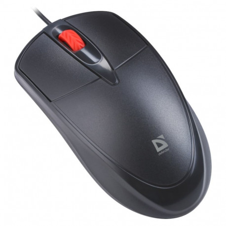 ICON juhtmega hiir MB-057 vaikne klõps, must