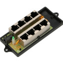 PoE Injector 4 ports in black case