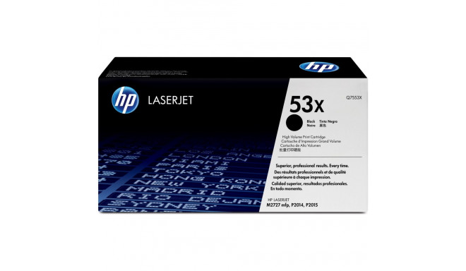 "HP Toner 53X Q7553X Schwarz bis zu 7.000 Seiten"