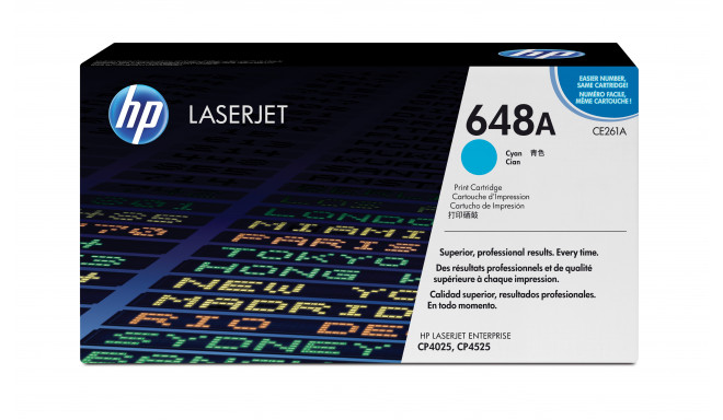 "HP Toner 648A CE261A Cyan bis zu 11.000 Seiten"