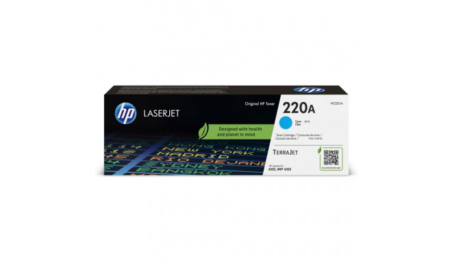 "HP Toner 220A W2201A Cyan bis zu 1.800 Seiten"