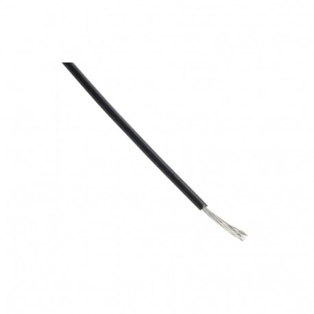 Montaažijuhe 0,82mm², must AWG18 UL1007/1569 305m