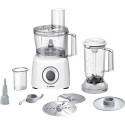 Bosch MCM3200W MultiTalent Food processor, 800 W, Bowl capacity 2.3 L, 2 speed settings, White