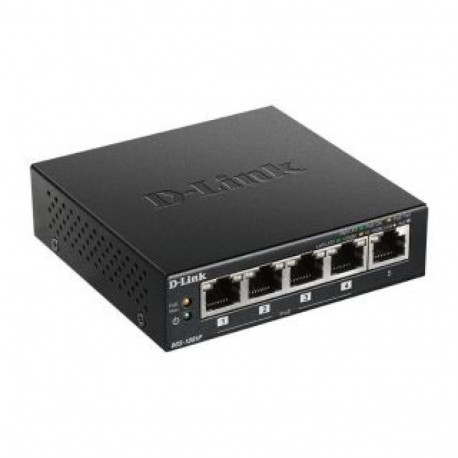 D-link Switch DGS-1005P Unmanaged, Desktop, 1 Gbps (RJ-45) ports quantity 5, PoE ports quantity 4, P
