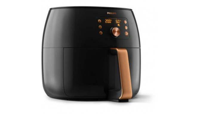 Philips Premium Airfryer XXL HD9867/90 Power 2225 W, Capacity 7.3 L, Smart Sensing Technology, Black