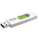 ADATA AUV320 128GB USB Flash Drive, White/Green