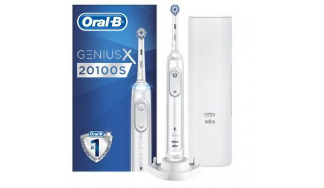 Oral-B Electric Toothbrush Genius X 20100S Rechargeable For adults Number of brush heads included 1 