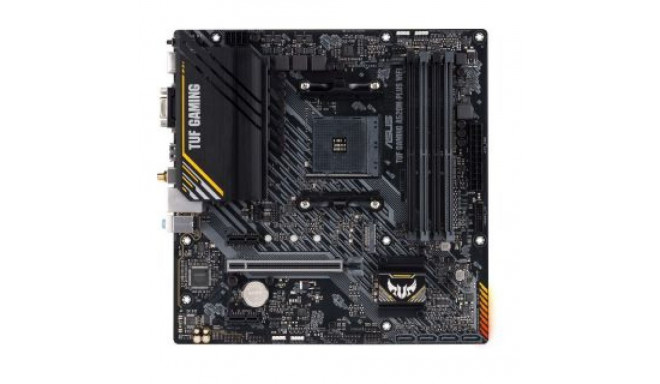 Asus TUF GAMING A520M-PLUS Processor family AMD, Processor socket AM4, DDR4, Memory slots 4, Support