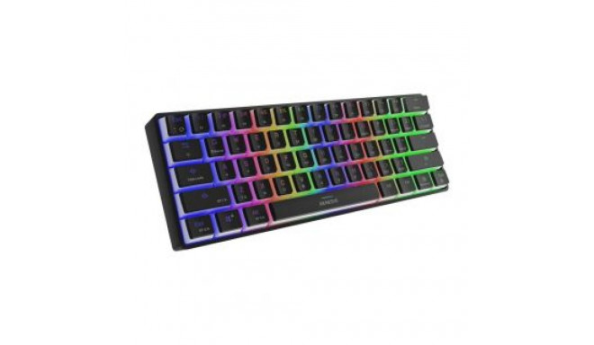 Genesis THOR 660 RGB, Mechanical Gaming Keyboard, RGB LED light, US, Black, Wireless, USB Type-C, Bl