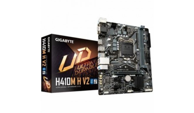 Gigabyte H410M H V2 1.0 M/B Processor family Intel, Processor socket LGA1200, DDR4 DIMM, Memory slot