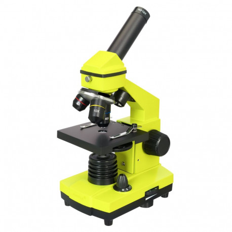 Microscope Levenhuk Rainbow 2L PLUS 64x - 640x Lime with experiment kit K50