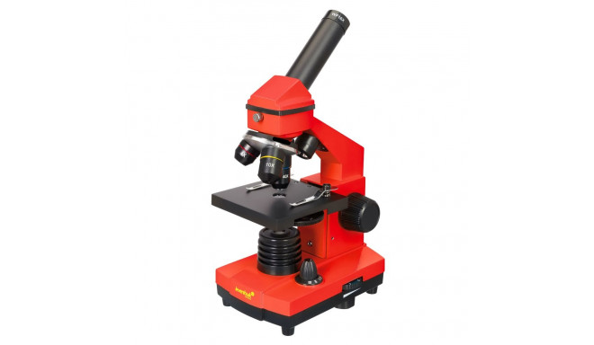 Microscope Levenhuk Rainbow 2L PLUS Orange 64x - 640x with experiment kit K50