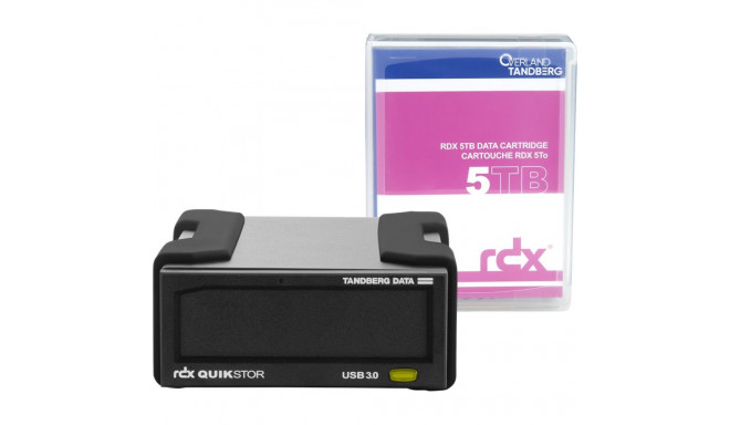 TANDBERG RDX EXTERNAL DRIVE KIT/WITH 5TB BLACKUSB3+