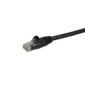 StarTech.com 15m CAT6 Etherneti kaabel - must CAT 6 gigabitine Etherneti juhe - 650MHz 100W PoE RJ45