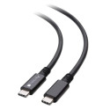 Techly USB 4 Gen 3 Type-C™ Cable M/M E-Mark 8K 40Gbps 100W PD 0,8m Black