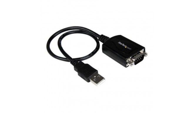 StarTech.com 0,3 m USB-serial DB9 adapterkaabel COM säilitusega