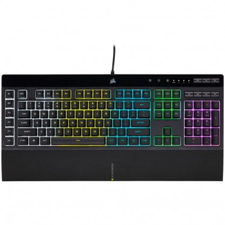 Corsair K55 RGB PRO mänguklaviatuur USB QWERTZ saksa must