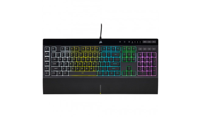 Corsair K55 RGB PRO keyboard Gaming USB QWERTZ German Black